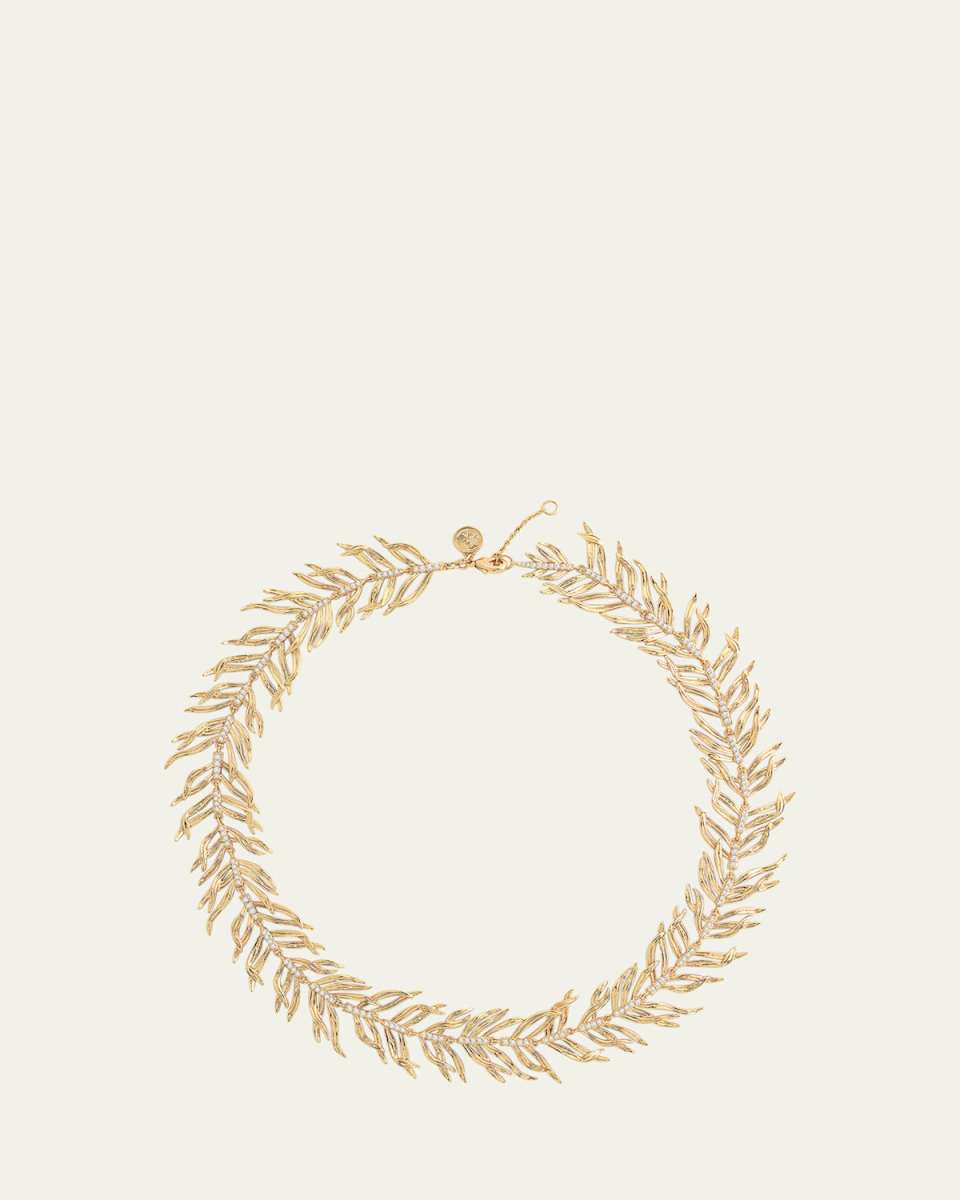 Palm Leaves Necklace